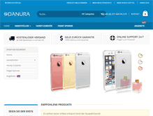 Tablet Screenshot of danura.com